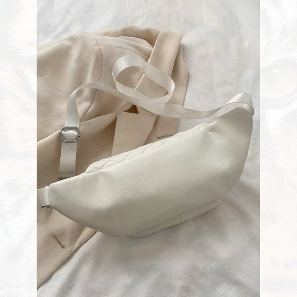 New Mini Quilted Multi Zip Fanny Pack 194 - Picture 4 of 4